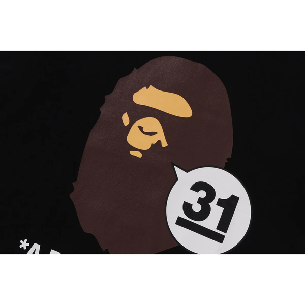 A BATHING APE 31ST ANNIV. APE HEAD TEE MENS