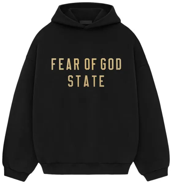 (FW24) Fear of God Essentials Fleece Hoodie Black