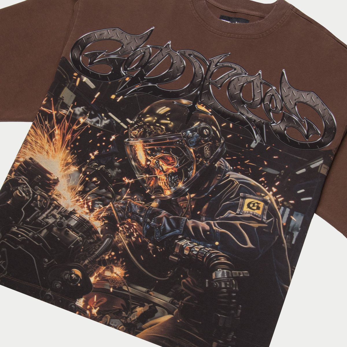 (NEW RELEASE) Godspeed Steel Sharpens Steel (Brown Wash)