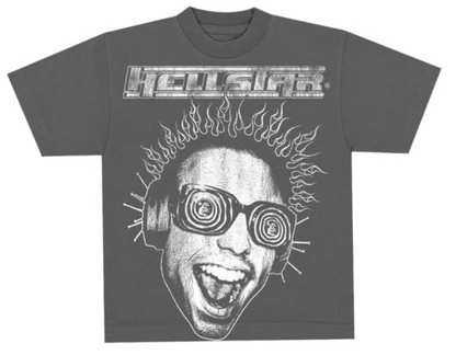 Hellstar Studios Rage Short Sleeve Tee Shirt Black