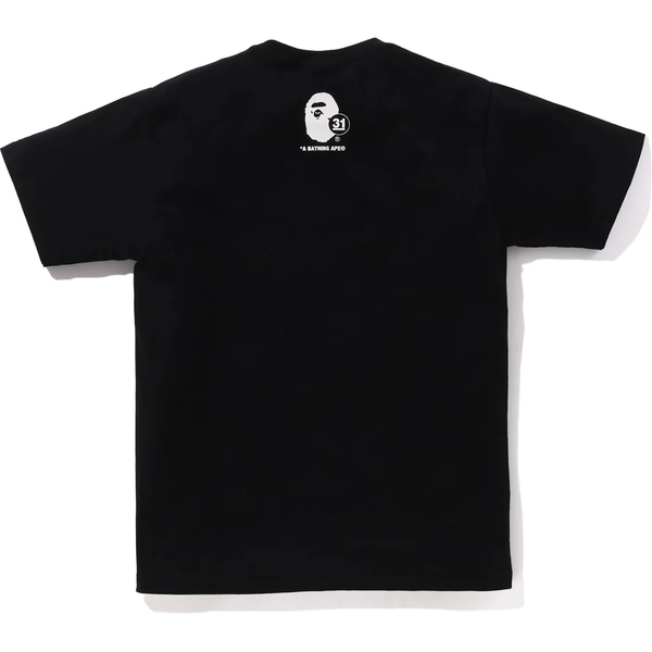 A BATHING APE 31ST ANNIV. APE HEAD TEE MENS