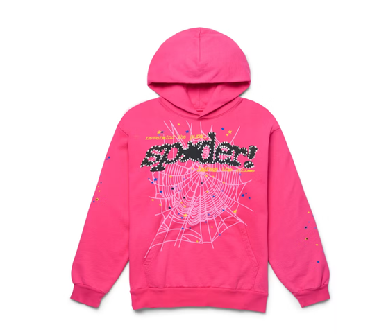 SP5DER MAGENTA HOODIE PINK